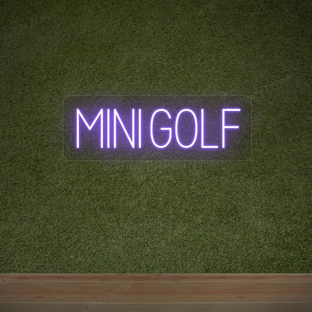Mini Golf Neon Sign