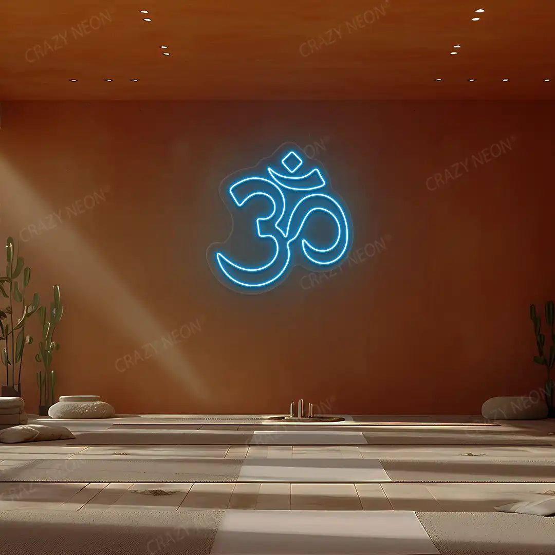 Om Symbol Neon Sign