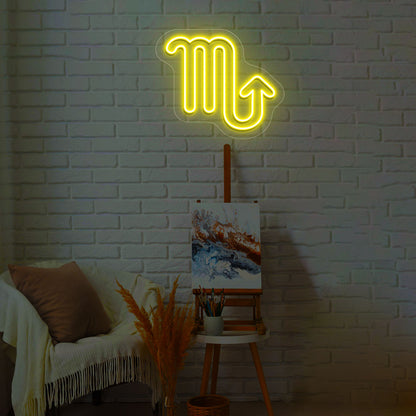 Scorpio Zodiac Neon Sign