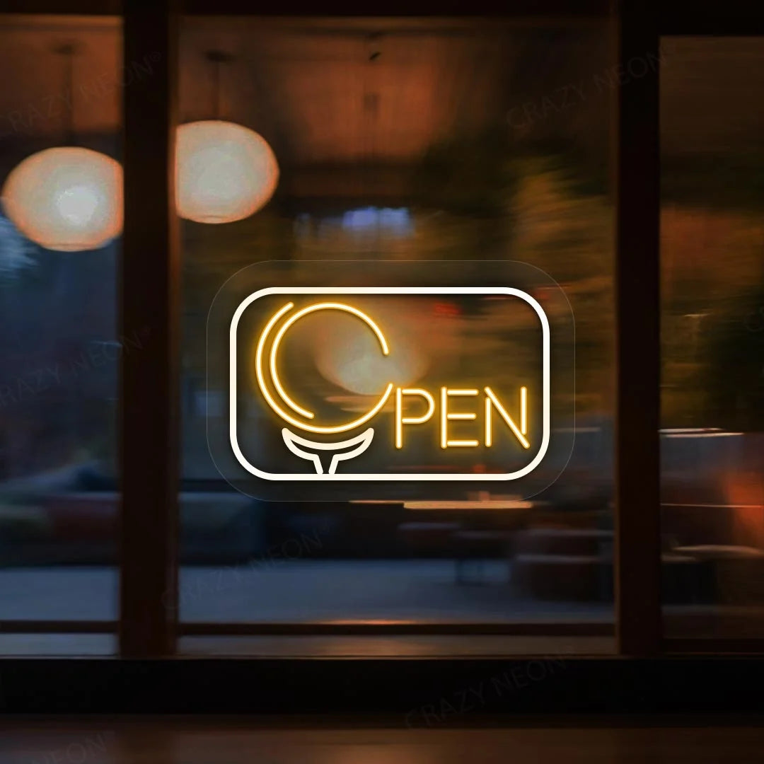 Golf Open Neon Sign