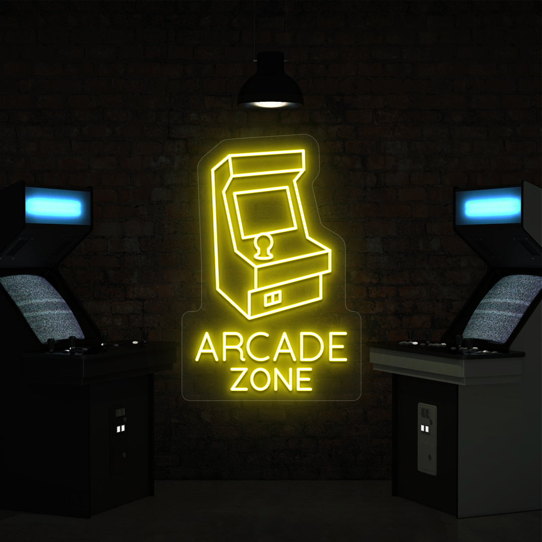 Nostalgic Arcade Zone Vintage Neon Sign