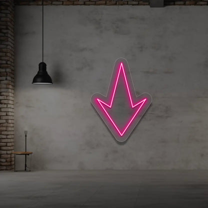 Down Arrow Neon Sign