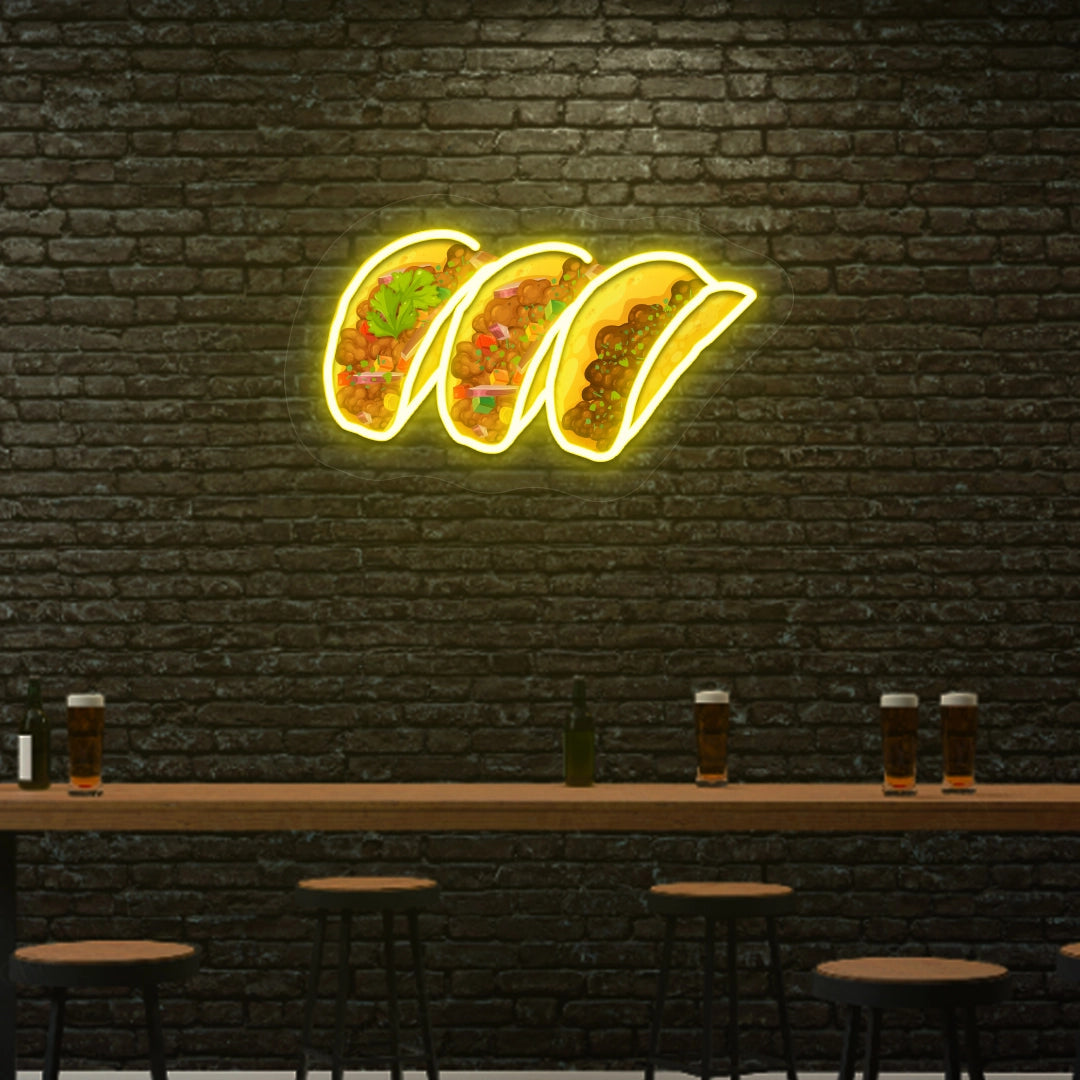 Tacos Neon Artwork Sign