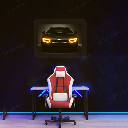 BMW i8 Neon Artwork Sign