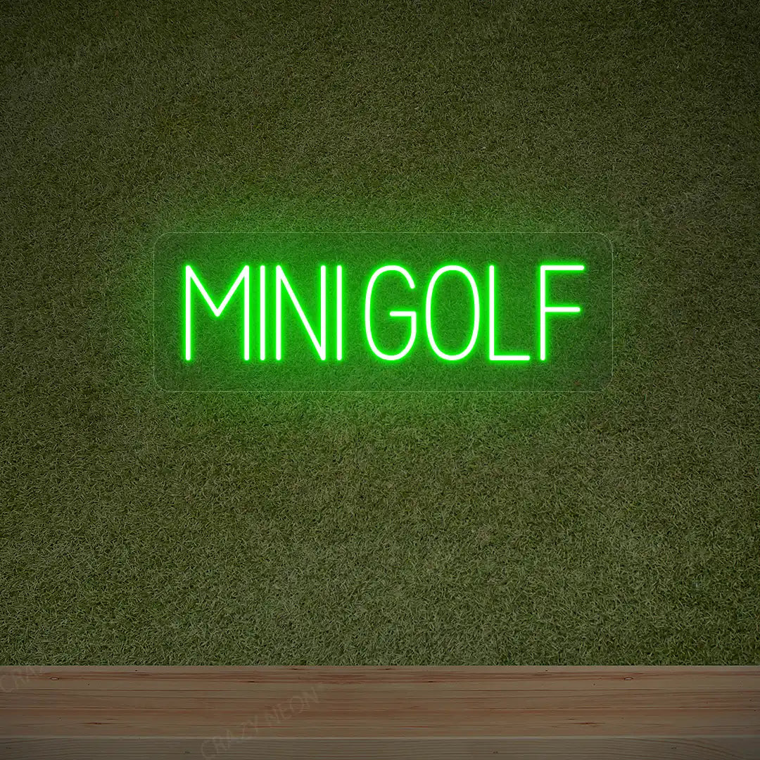 Mini Golf Neon Sign