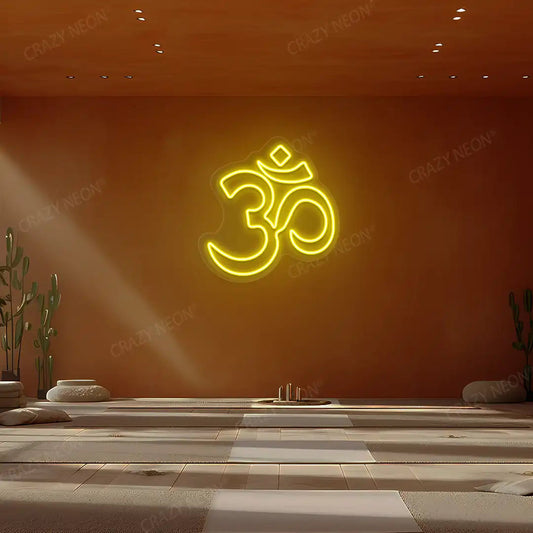 Om Symbol Neon Sign