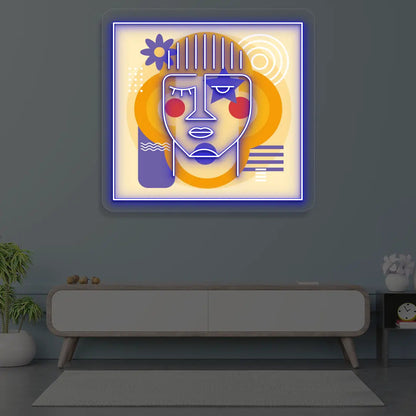 Urban Pop Abstract Neon Artwork Sign