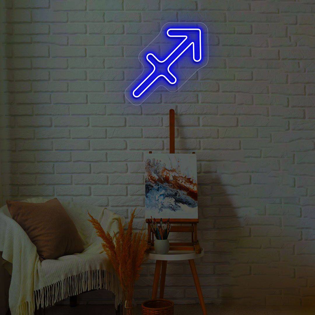 Sagittarius Zodiac Neon Sign