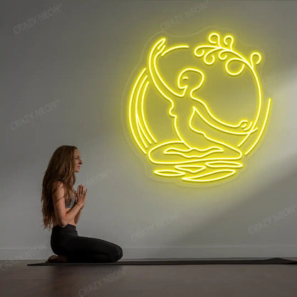 Chi Flow meditation Neon Sign