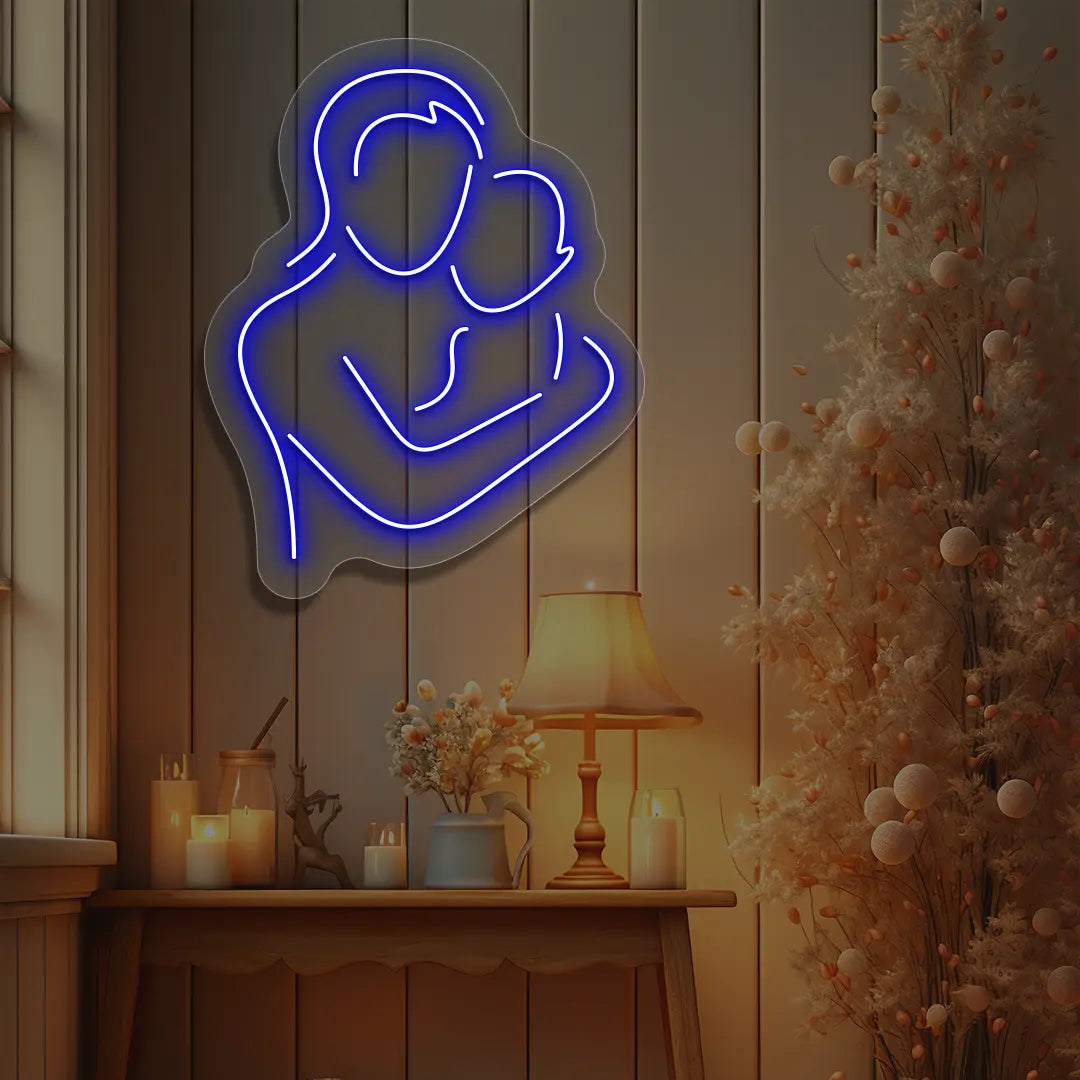 Mama's Hug Neon Sign