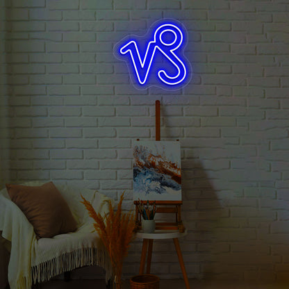 Capricorn Zodiac Neon Sign