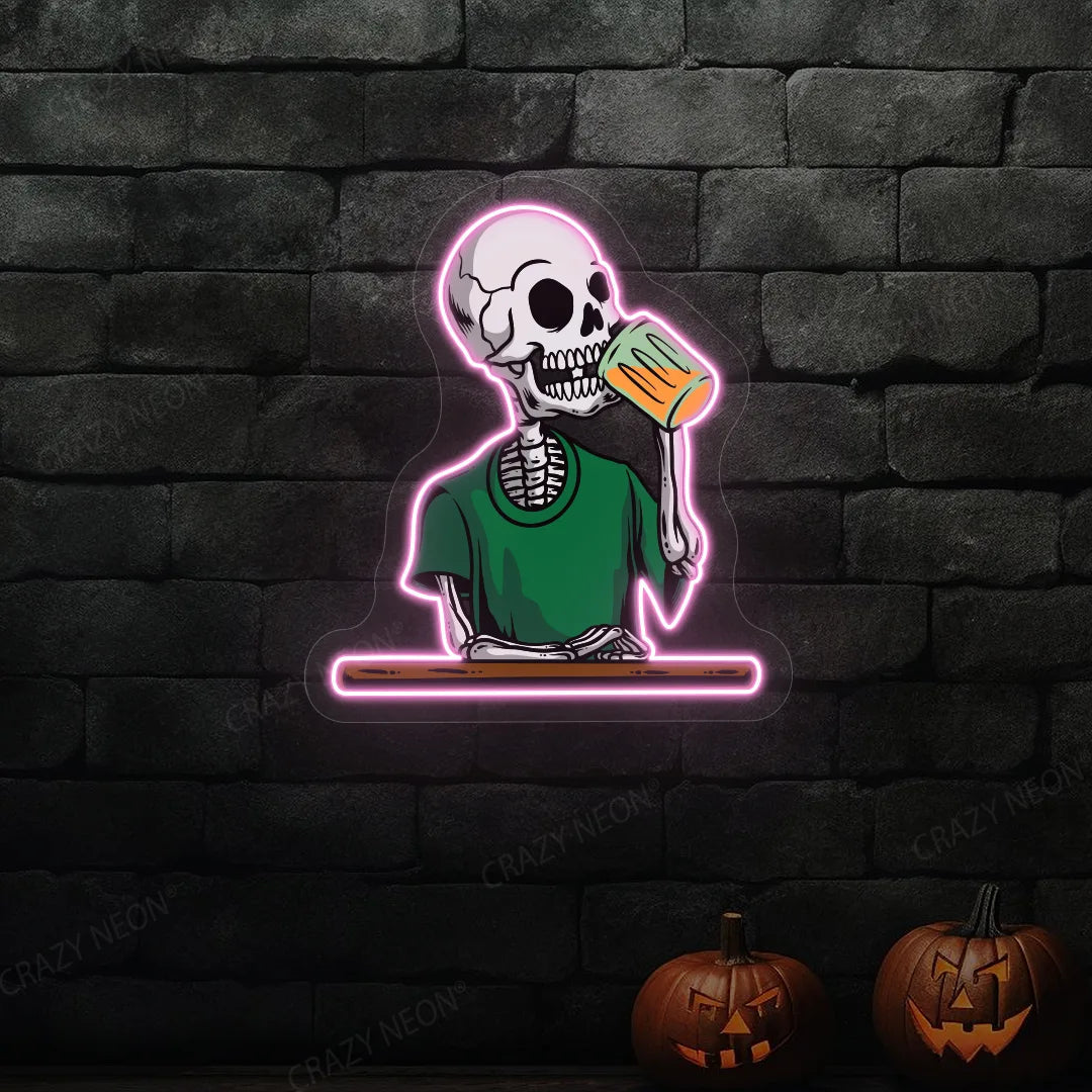Skeleton Neon Sign