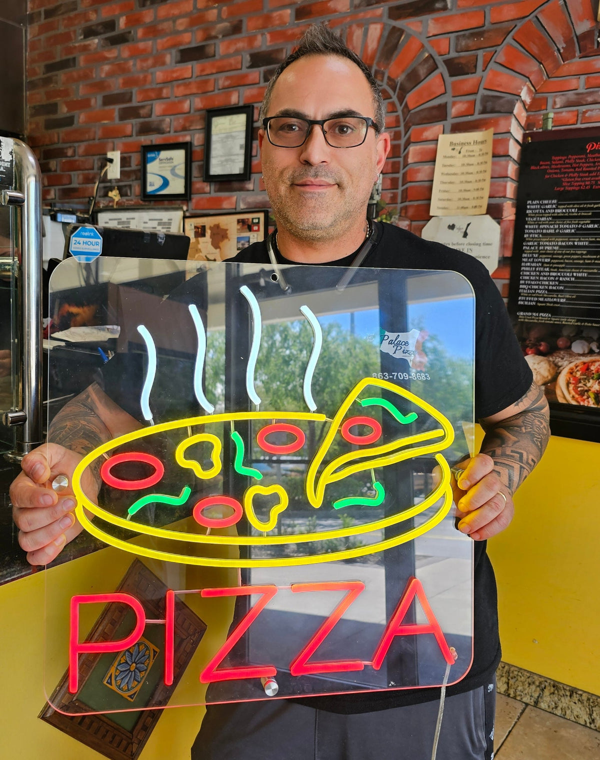 Pizza Decor Neon Sign