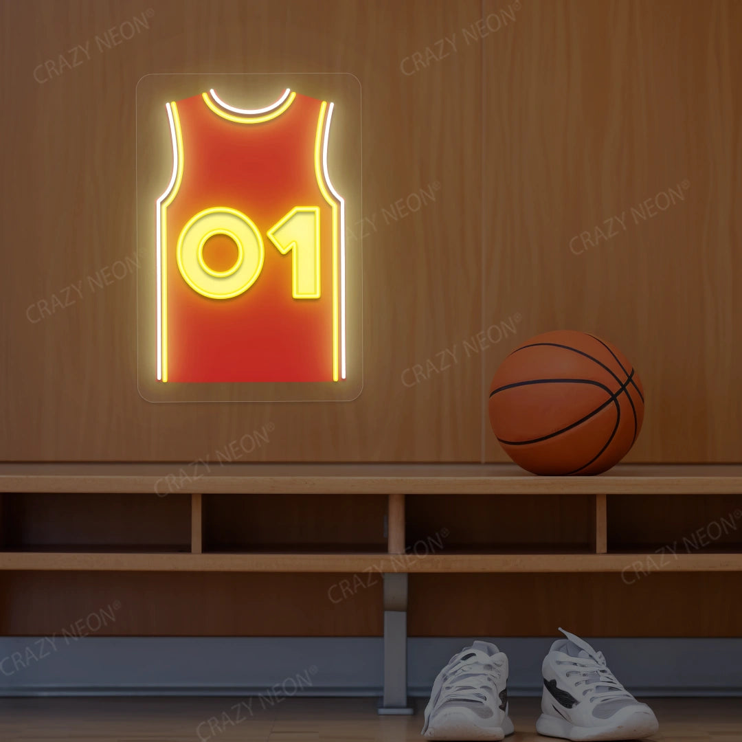 ATL Jersey Basketball Neon Artwork Sign