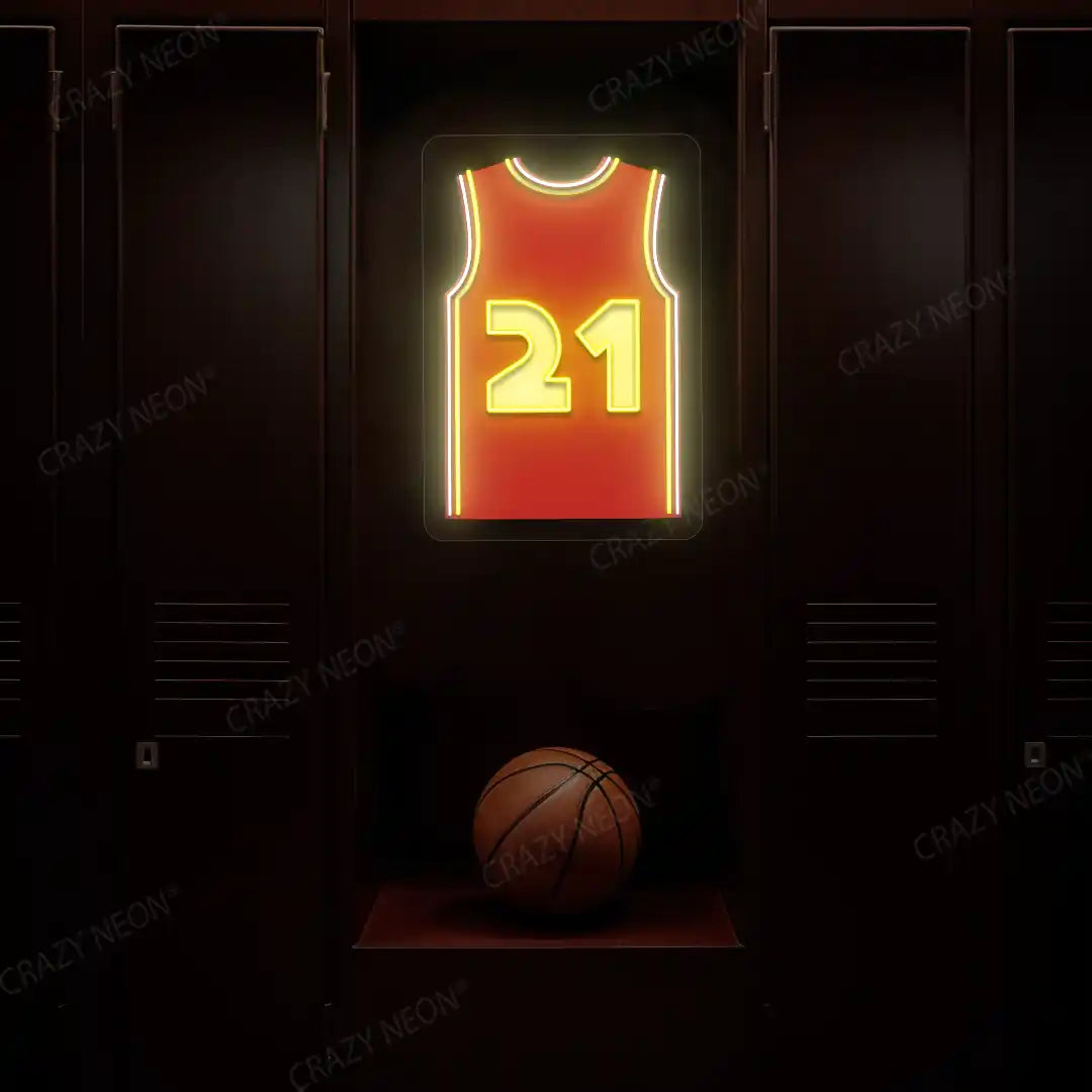 ATL Jersey Basketball Neon Artwork Sign