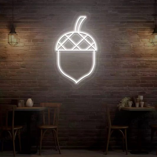 Autumn Acorn Neon Sign