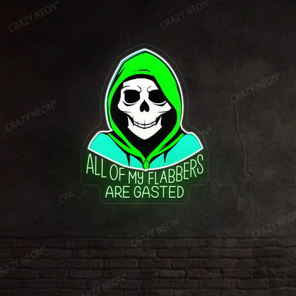 Cool Skeleton Neon Sign