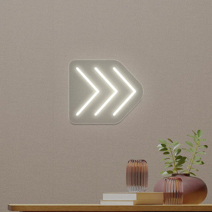 Triple Arrowhead Neon Sign