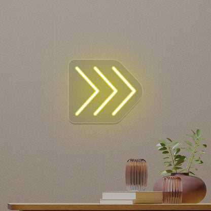 Triple Arrowhead Neon Sign