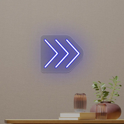 Triple Arrowhead Neon Sign