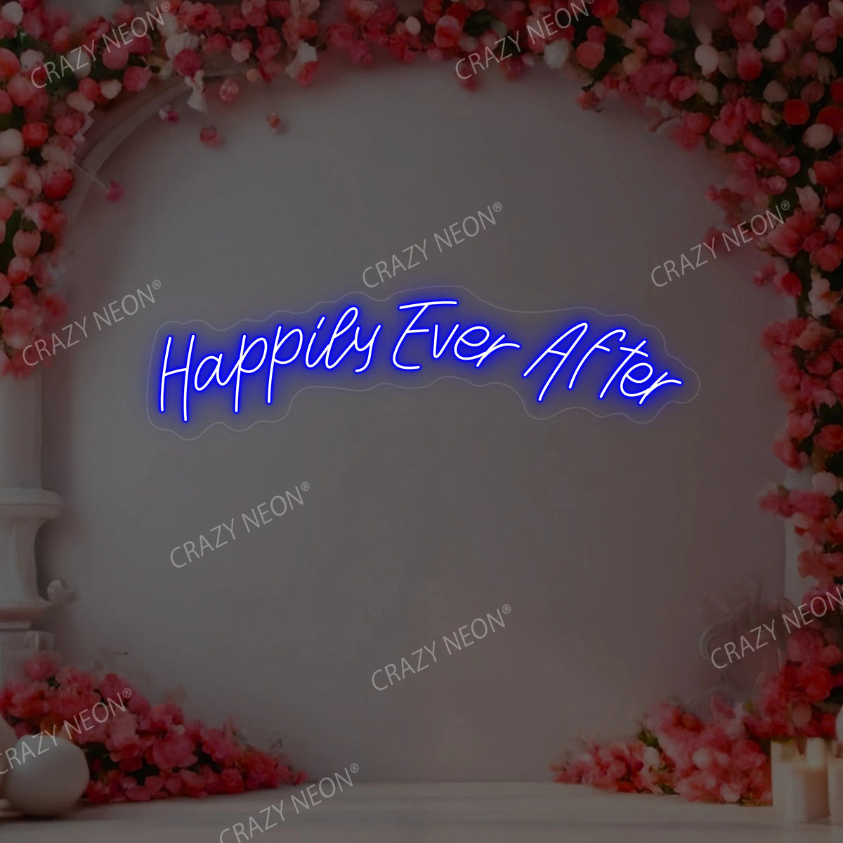 Happily Ever After Wedding Neon Sign
