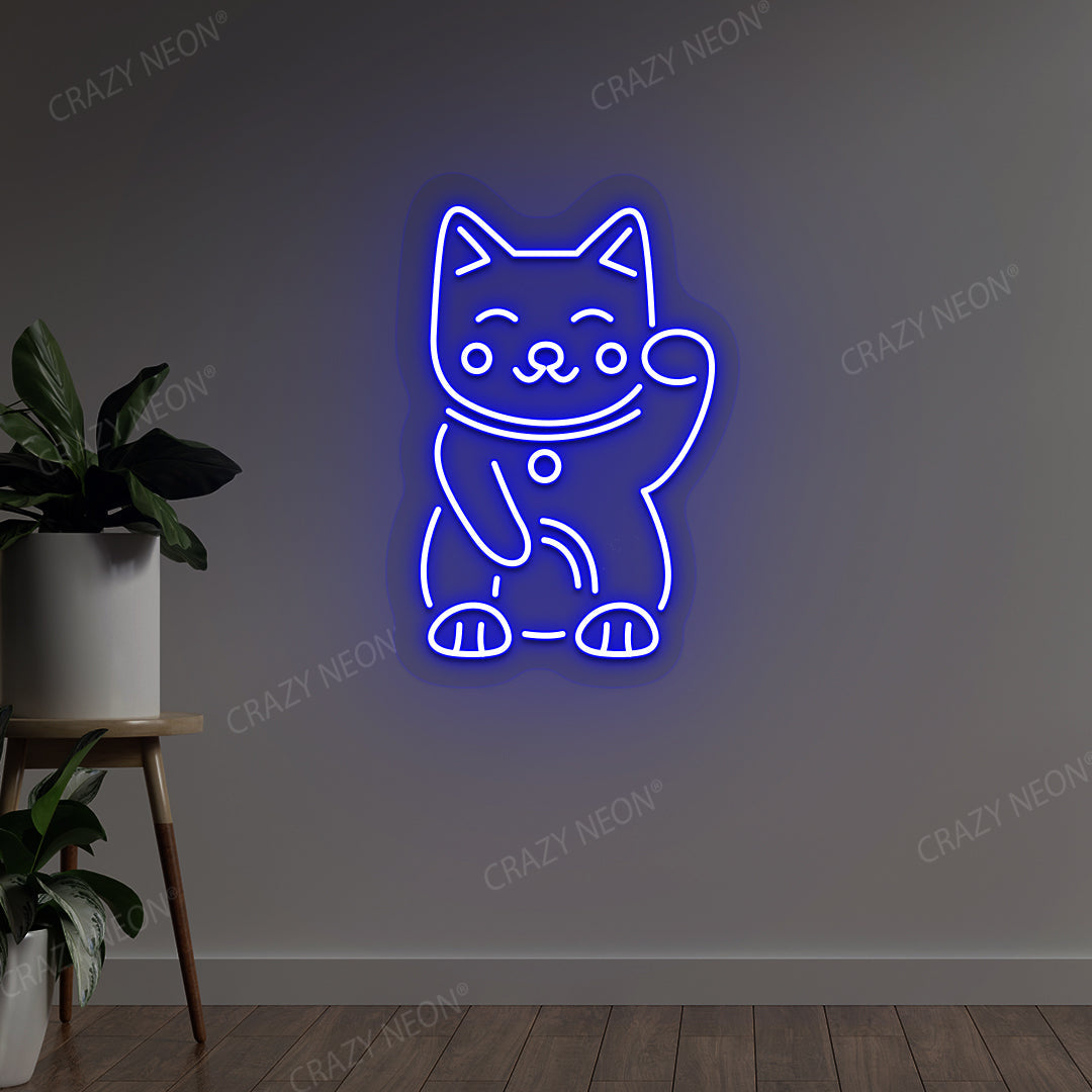 Charming Cat Neon Sign