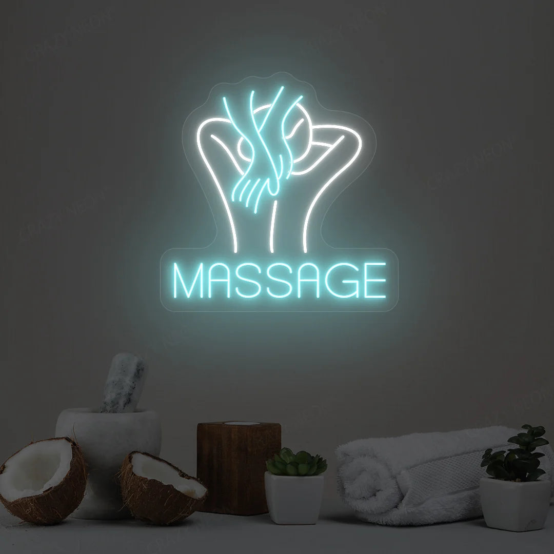 Body Massage Spa Neon Sign