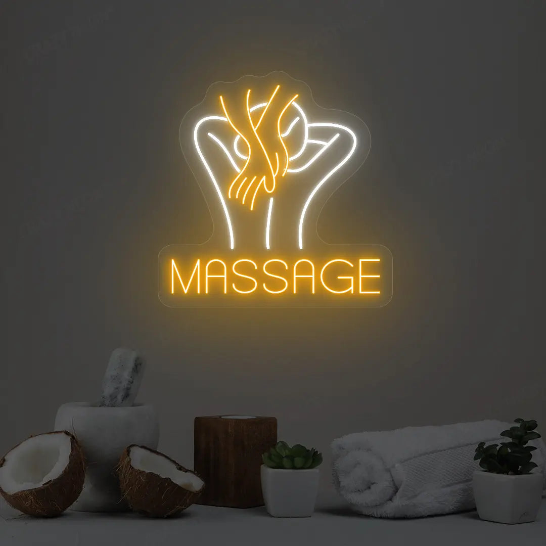Body Massage Spa Neon Sign
