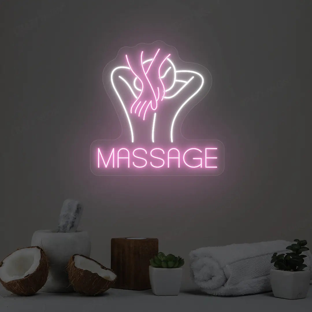 Body Massage Spa Neon Sign