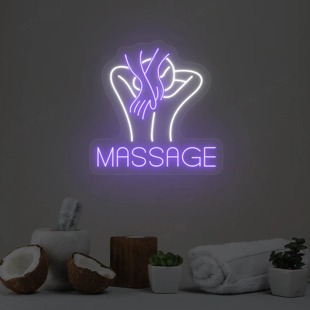 Body Massage Spa Neon Sign