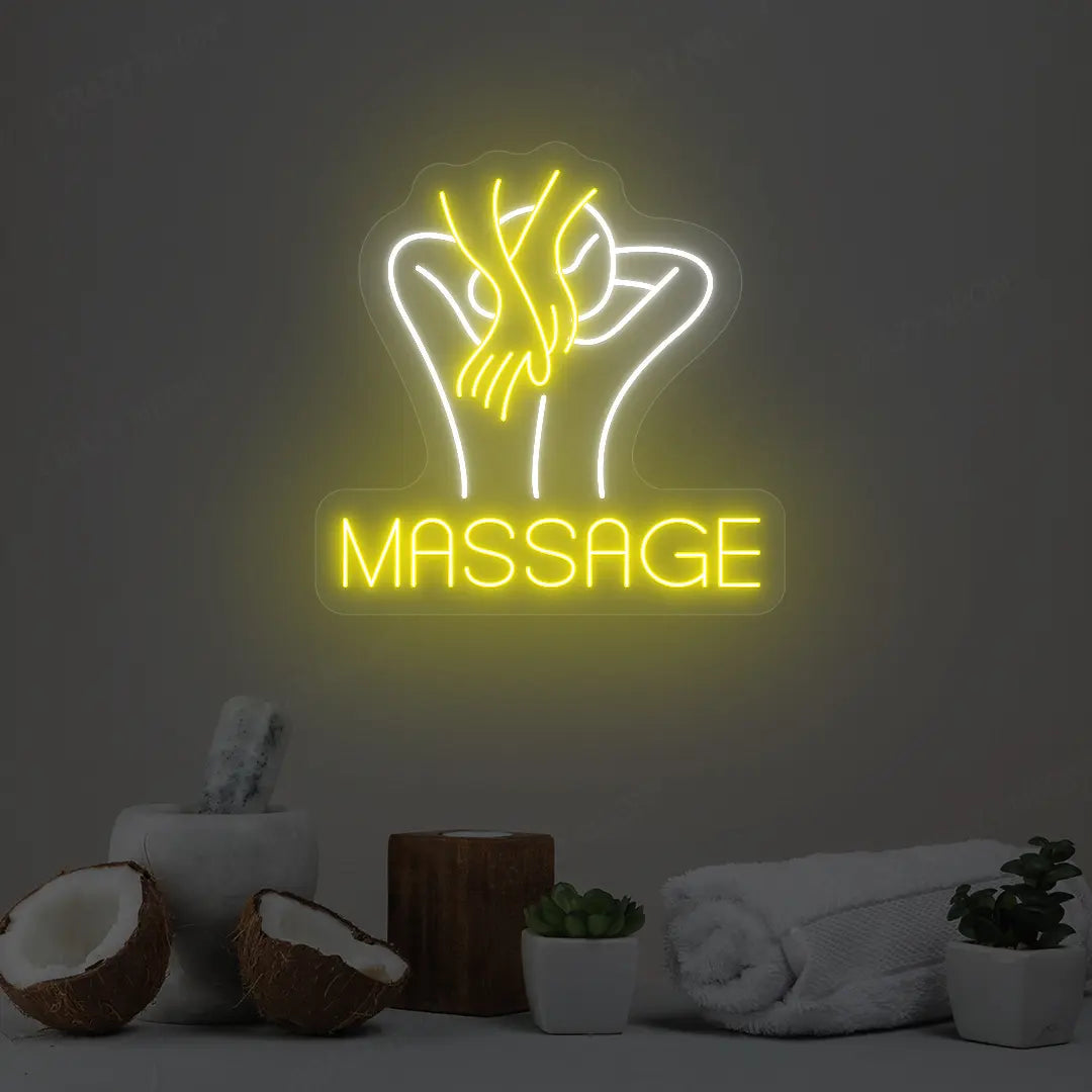 Body Massage Spa Neon Sign