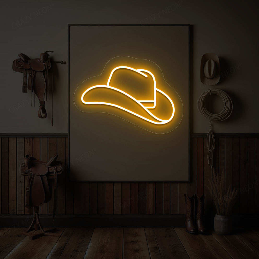 Cowboy Hat Neon Sign