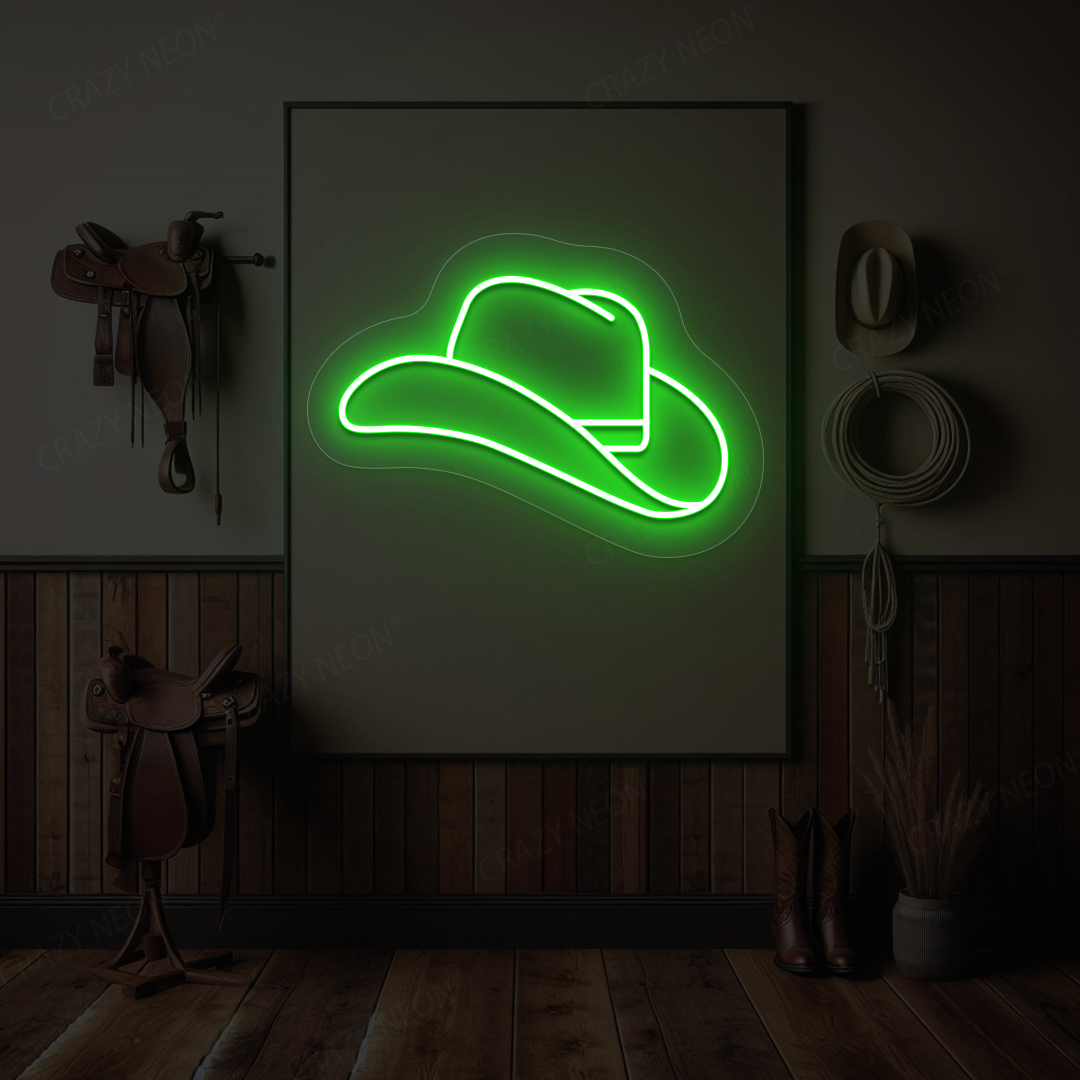 Cowboy Hat Neon Sign