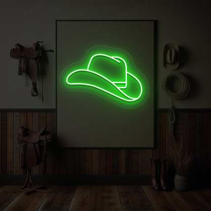 Cowboy Hat Neon Sign