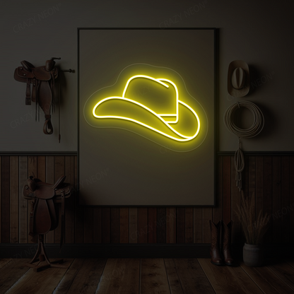 Cowboy Hat Neon Sign