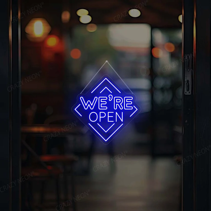 We Are Open LED Neon Sign-Single Color