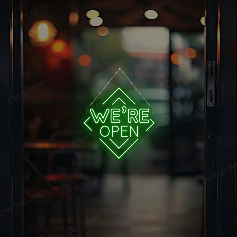 We Are Open LED Neon Sign-Single Color
