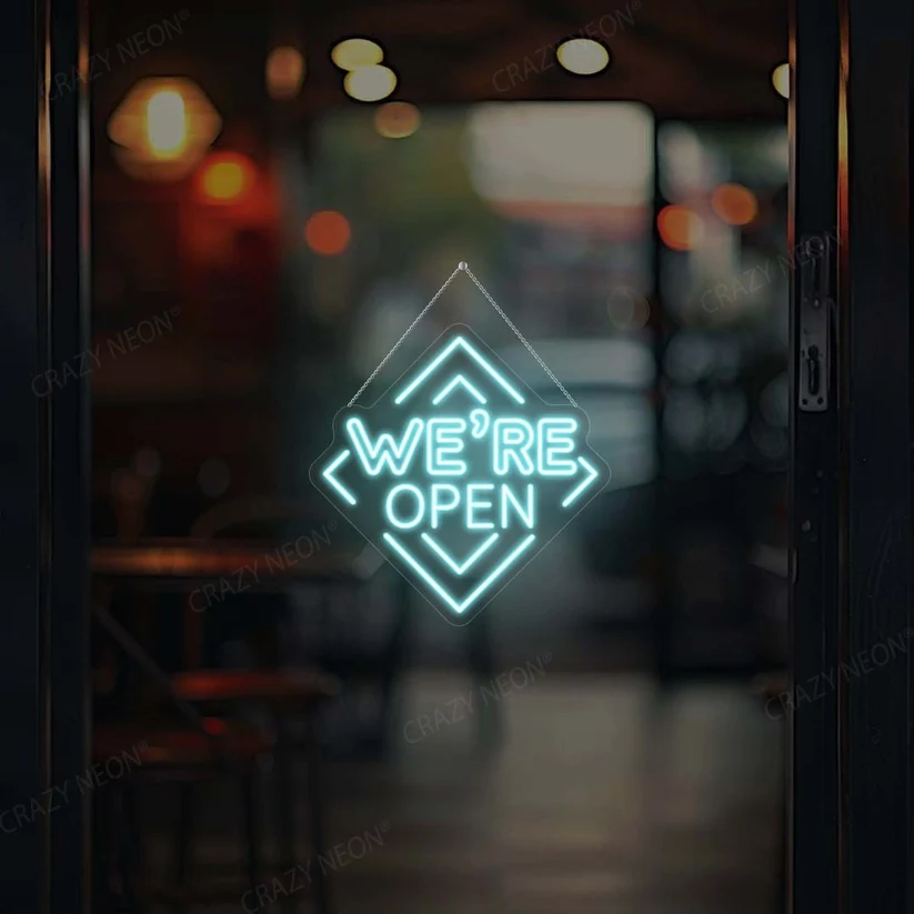 We Are Open LED Neon Sign-Single Color