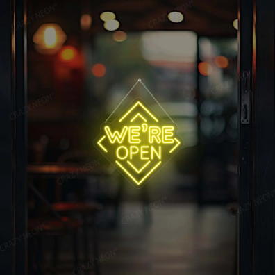 We Are Open LED Neon Sign-Single Color