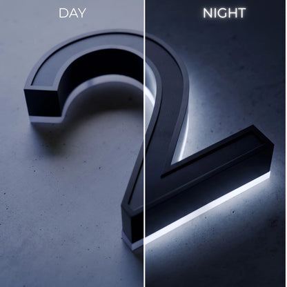 Solar House Number Light – Self-Charging, No Wiring
