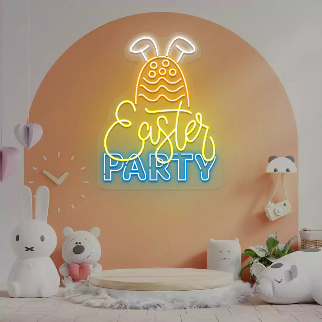 Easter Party Neon Sign