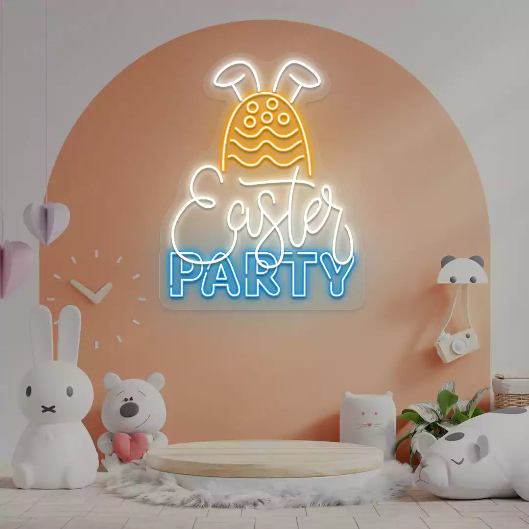 Easter Party Neon Sign