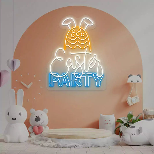 Easter Party Neon Sign