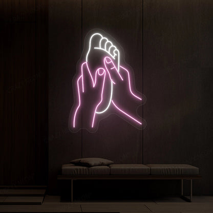 Foot Massage Neon Sign