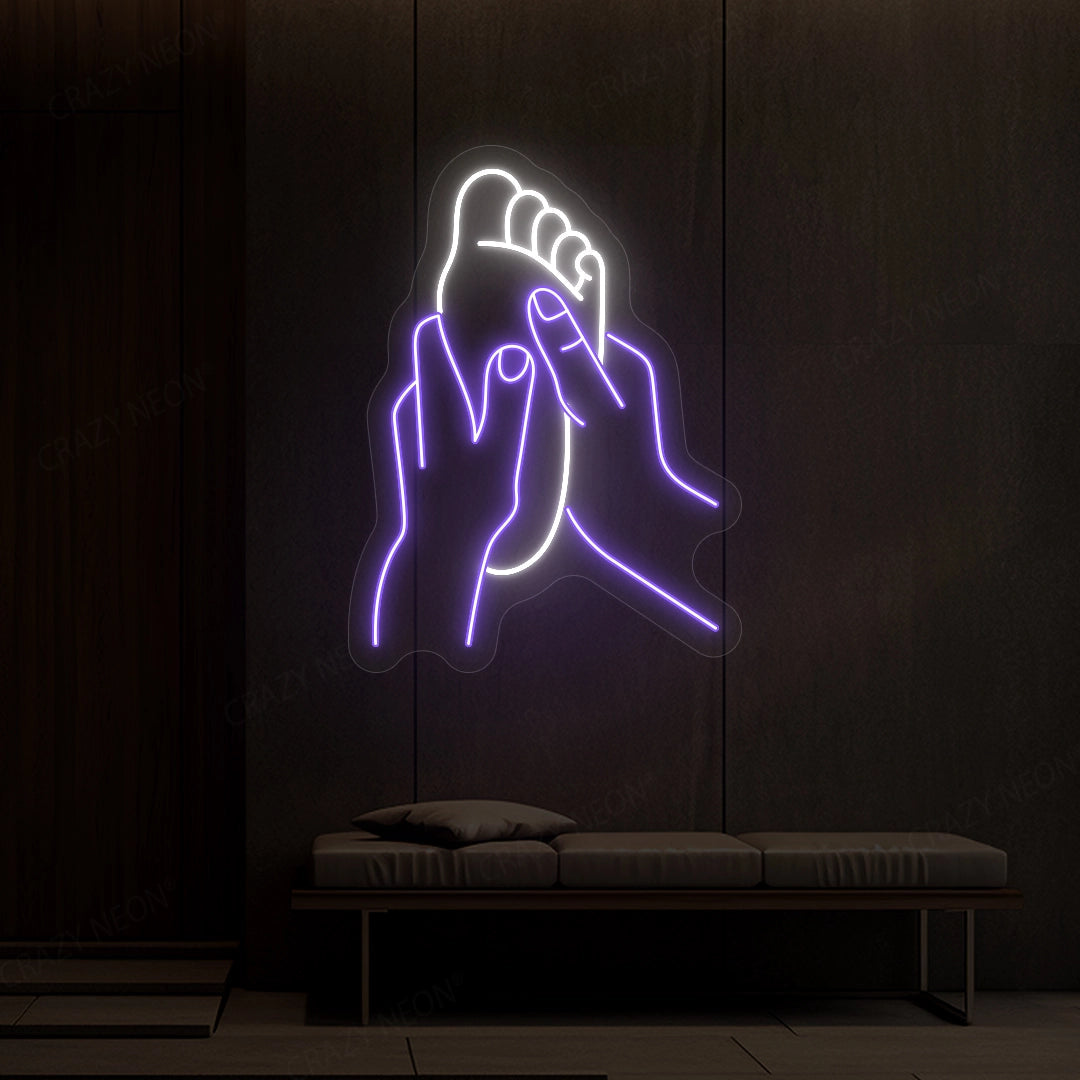 Foot Massage Neon Sign