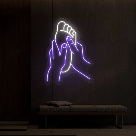 Foot Massage Neon Sign