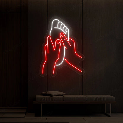 Foot Massage Neon Sign