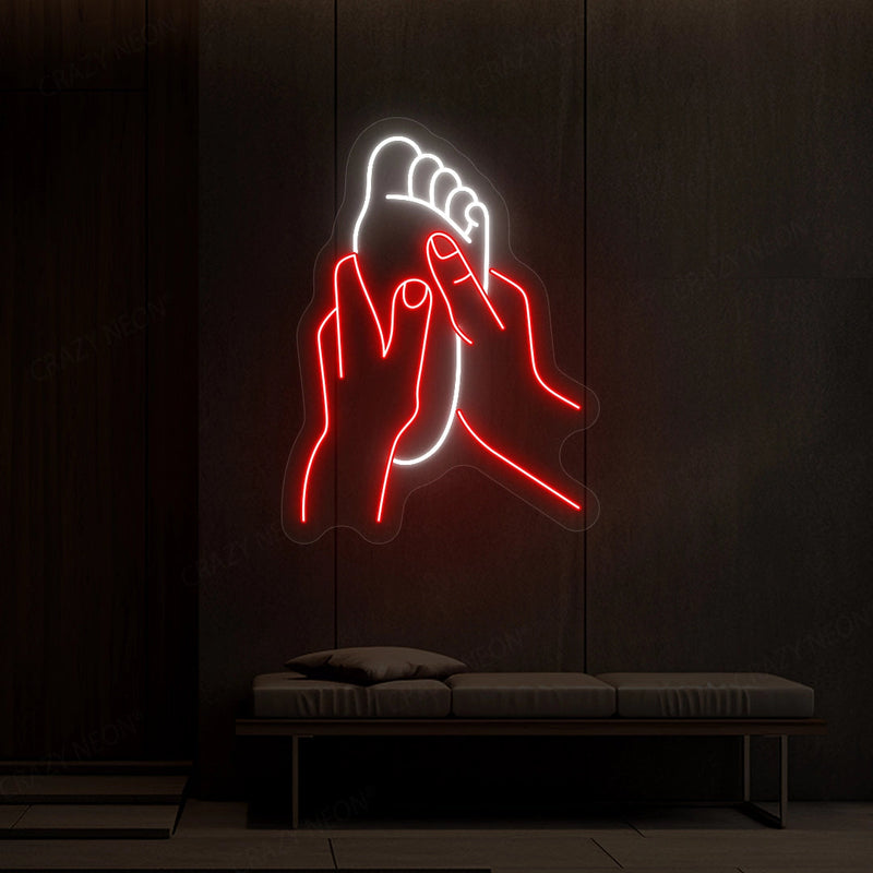 Foot Massage Neon Sign