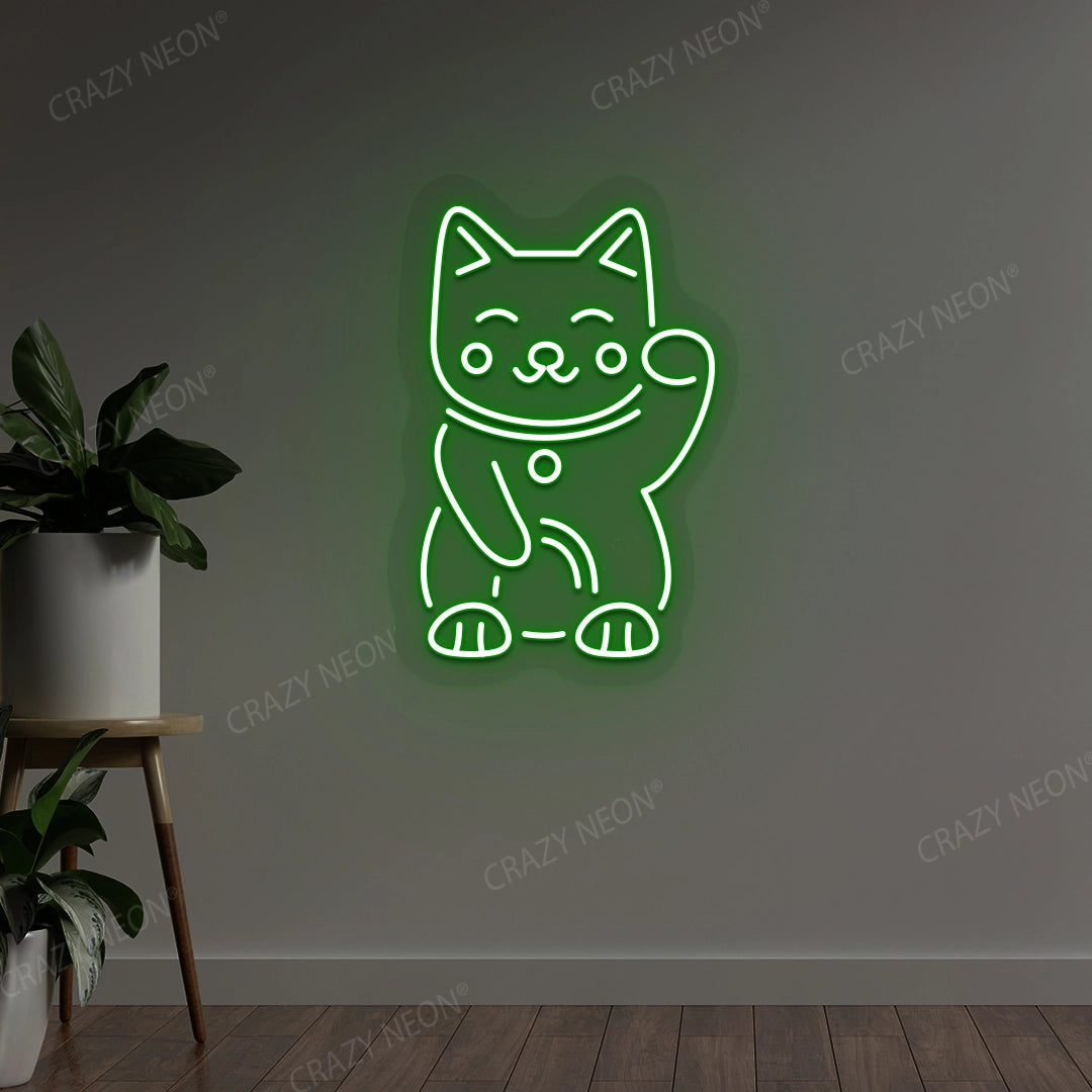 Charming Cat Neon Sign