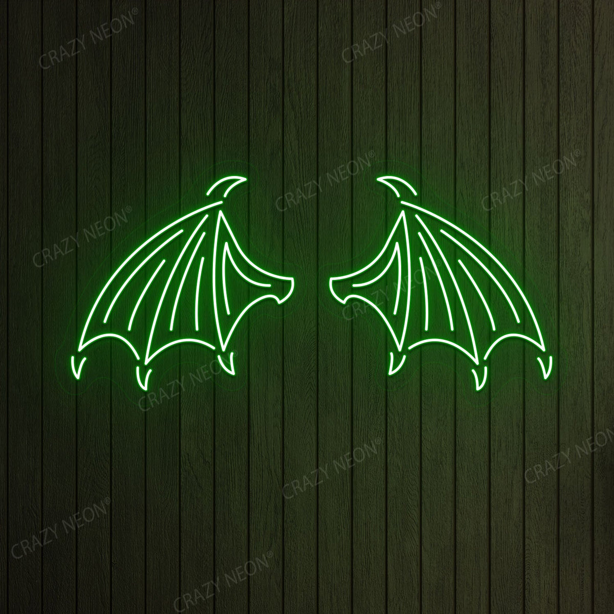 Bat Wings Neon Sign